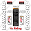 Image of Raymond Forward Facing Reach 7520-DR32TT Decal Kit Forklift - Aftermarket Kit