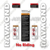 Image of Raymond Forward Facing Reach 753-DR32TT--7530-DR32TT Decal Kit Forklift - Aftermarket Kit