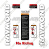 Image of Raymond Forward Facing Reach 770-DR32TT--7700-DR32TT Decal Kit Forklift - Aftermarket Kit