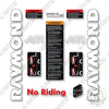 Image of Raymond Pacer 4250-C35TF Decal Kit Forklift - Aftermarket Kit