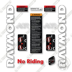 Raymond Pacer 4250-C40TT Decal Kit Forklift - Aftermarket Kit