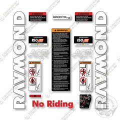 Raymond Side Facing Reach 7400-R45TT--740-R45TT Decal Kit Forklift - Aftermarket Kit