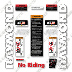 Raymond Side Facing Reach 7520-R45TT--752-R45TT Decal Kit Forklift - Aftermarket Kit