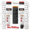 Image of Raymond Side Facing Reach 770-R45TT 7700-R45TT Decal Kit Forklift - Aftermarket Kit