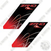 Image of Red D ARC ZR10 Decal Kit Welder- Aftermarket Kit - NOT GENUINE OEM