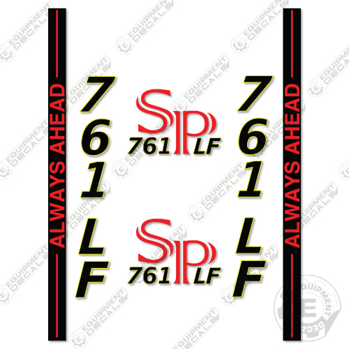 SP 761LF Decal Kit Harvester - Aftermarket Kit