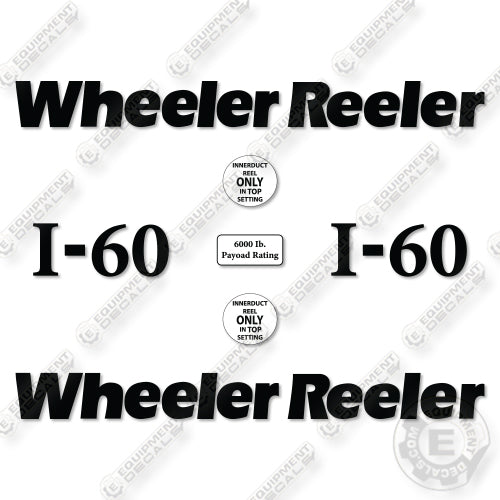 Slabach i60 Decal Kit Wheeler Reeler - Aftermarket Kit