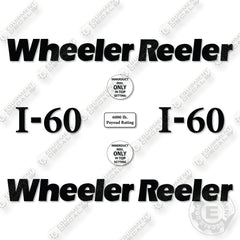 Slabach i60 Decal Kit Wheeler Reeler - Aftermarket Kit