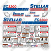 Image of Stellar EC3200  New Style Decal Kit Crane Truck -Aftermarket Kit
