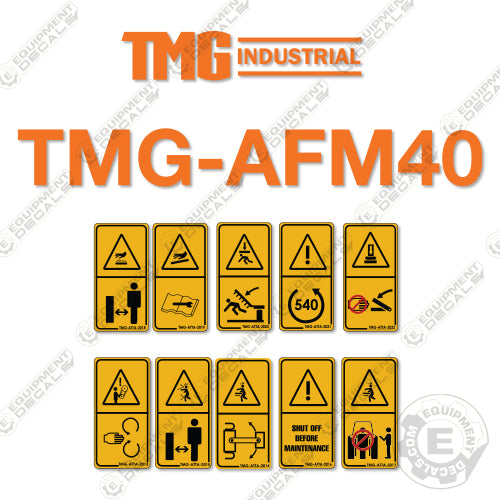 TMG AMF-40 Decal Kit ATV - Aftermarket Kit