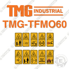 TMG TFMO60 Decal Kit ATV - Aftermarket Kit