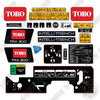 Image of Toro TRX 300 Decal Kit Trencher- Aftermarket Kit