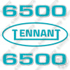 Image of Tennant 6500 Decal Kit Sweeper - Aftermarket Kit