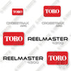 Image of Toro 4300 Decal Kit Mower- Aftermarket Kit