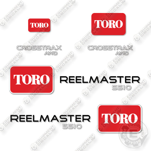 Toro 5510 Decal Kit Mower- Aftermarket Kit