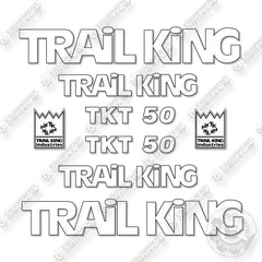 Trail King TK50 Decal Kit Trailer - Aftermarket Kit