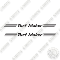 Turfmaker Logo 76 Inch Decal Kit Hydroseeder- Aftermarket Kit