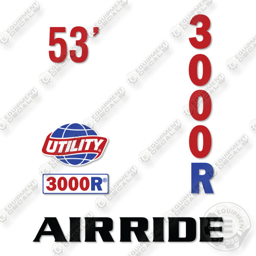 Utility 3000R Decal Kit Reefer- Aftermarket Kit