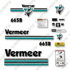 Image of Vermeer 665B Decal Kit Grinder - Aftermarket Kit