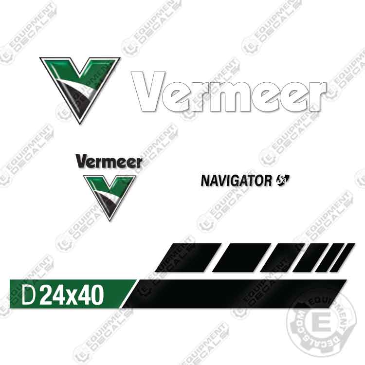 Fits Vermeer D24x40 Decal Kit Directional Drill