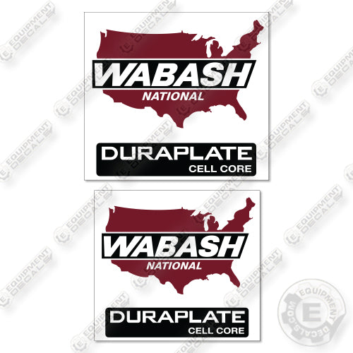 Wabash National Cell Core Decal Kit Dry Van Trailer - Aftermarket Kit
