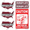 Image of Wabash National Duraplate Decal Kit Dry Van Trailer - Aftermarket Kit