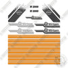 Image of Wirtgen W2000 Decal Kit Cold Milling - Aftermarket Kit
