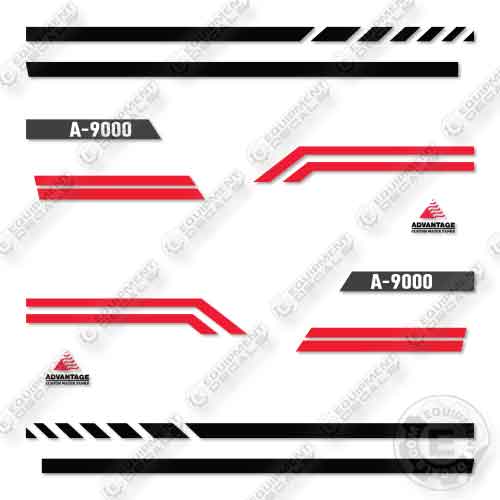 Fits Advantage A-9000 Water Truck Decal Kit (Copy) (Copy)