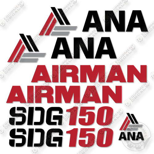 Fits Airman SDG150 Decal Kit Generator