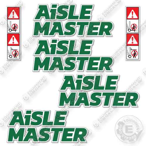 Fits Aisle Master 33NE Forklift Decal Kit