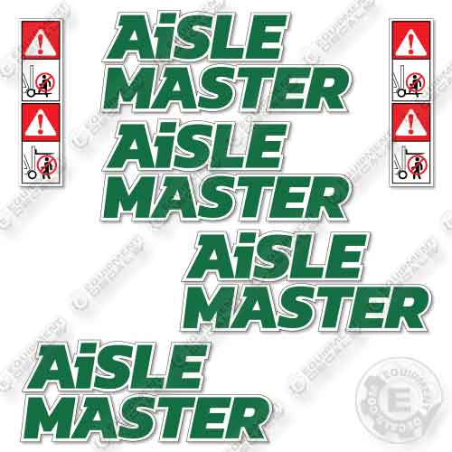 Fits Aisle Master 55NE Forklift Decal Kit