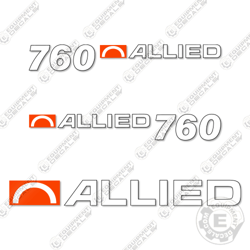 Fits Allied 760 Decal Kit Front End Loader