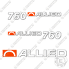 Image of Fits Allied 760 Decal Kit Front End Loader