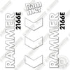 Image of Fits Allied RAMMER 2166E Decal Kit Hammer