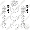 Image of Fits Allied RAMMER 2577E Decal Kit Hammer