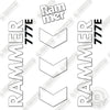 Image of Fits Allied RAMMER 777E Decal Kit Hammer