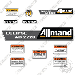 Fits Allmand AB2220 Decal Kit Arrow Board