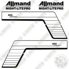 Fits Allmand Night Lite PRO SHO Decal Kit Tower