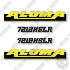 Aluma 7212HSLR Decal Kit Trailer - Aftermarket Kit