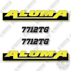 Aluma 7712TG Decal Kit Trailer - Aftermarket Kit