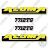 Image of Aluma 7712TG Decal Kit Trailer - Aftermarket Kit
