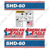 Image of Fits American Eagle SDH-60 Decal Kit Air Compressor
