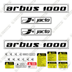 Fits Arbus 1000 Cannon Sprayer Decal Kit