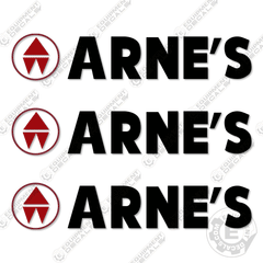 Fits Arne's Decal Kit Trailer 18.5" Logos
