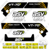 Image of Fits ASV VT-70 Decal Kit Track Loader