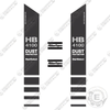 Image of Fits Atlas Copco HB4100 Decal Kit Hammer