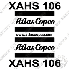 Fits Atlas Copco XAHS 106 Decal Kit Air Compressor