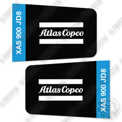 Atlas Copco XAS900 JD8 Decal Kit Rotary Screw Mobile Air Compressor- Aftermarket Kit (Copy)