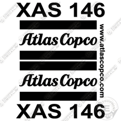 Fits Atlas Copco XAS 146 Decal Kit Air Compressor