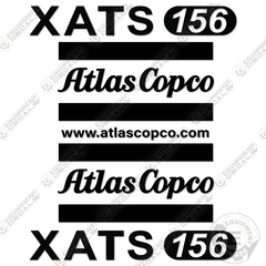 Fits Atlas Copco XATS 156 Decal Kit Air Compressor